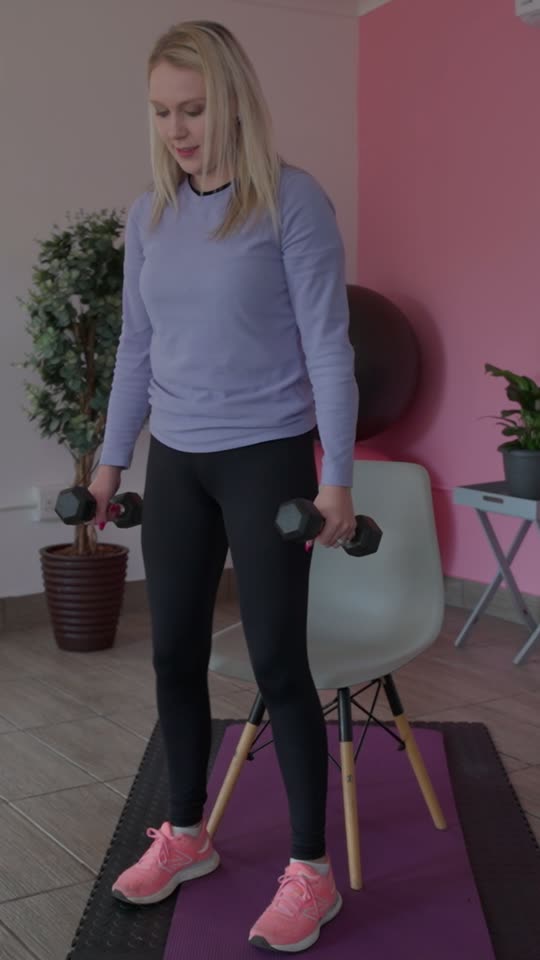 Postnatal mom and baby exercise